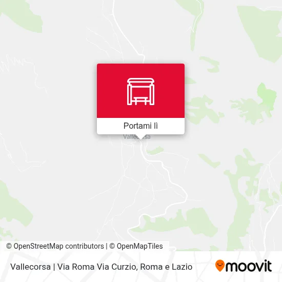 Mappa Vallecorsa | Via Roma Via Curzio