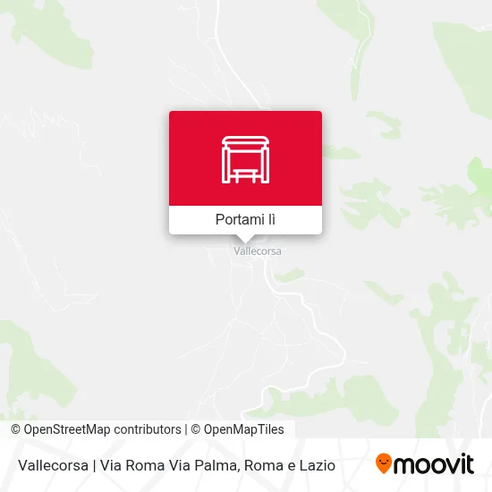 Mappa Vallecorsa | Via Roma Via Palma