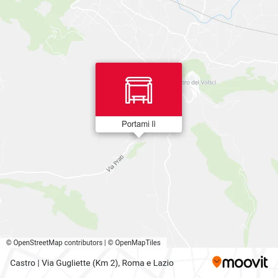 Mappa Castro | Via Gugliette (Km 2)