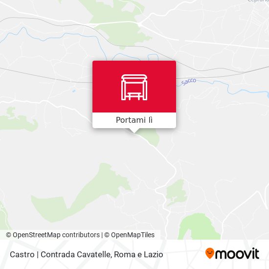 Mappa Castro | Contrada Cavatelle