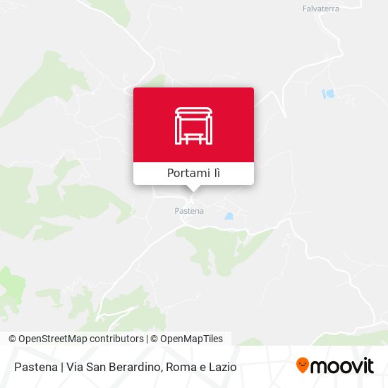Mappa Pastena | Via San Berardino