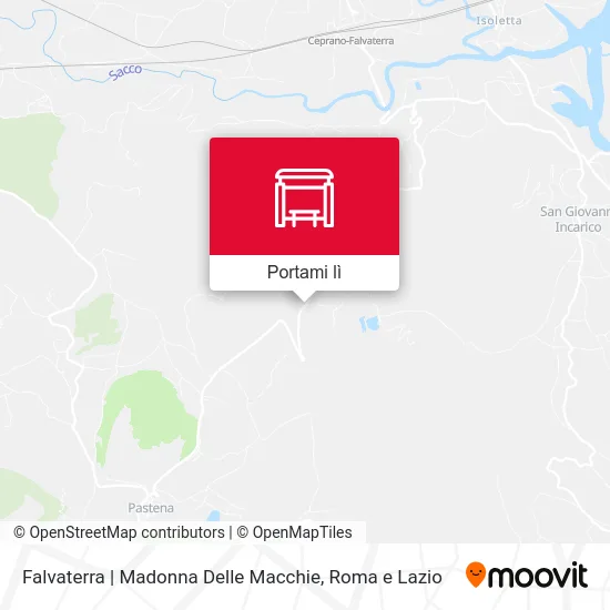 Mappa Falvaterra | Madonna Delle Macchie