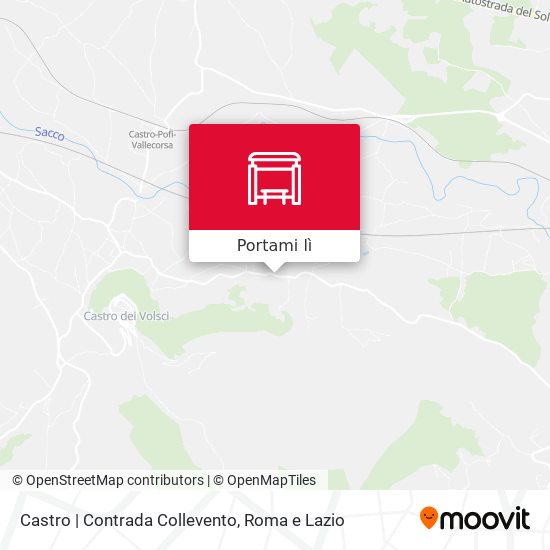 Mappa Castro | Contrada Collevento