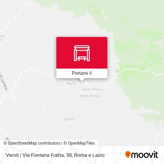 Mappa Veroli | Via Fontana Fratta, 38