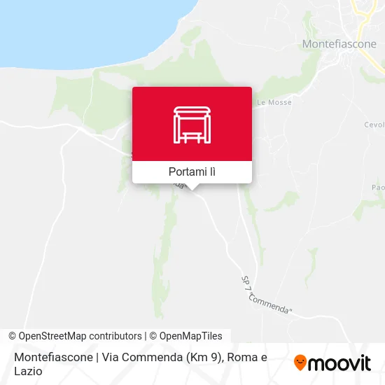 Mappa Montefiascone | Via Commenda (Km 9)