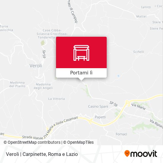 Mappa Veroli | Carpinette