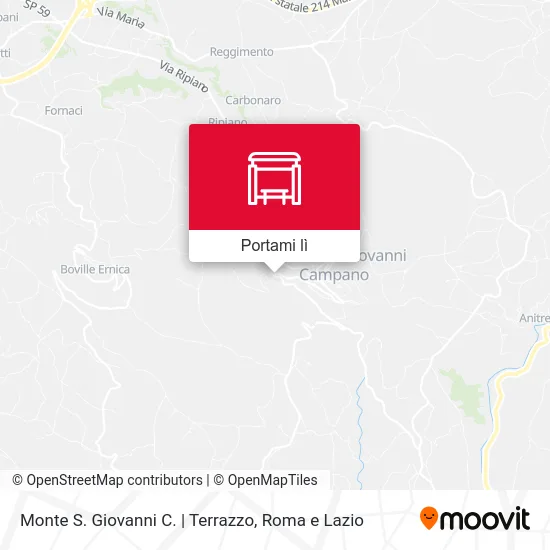 Mappa Monte S. Giovanni C. | Terrazzo