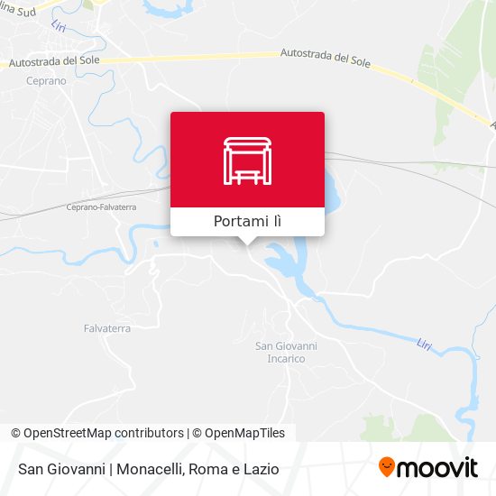 Mappa San Giovanni | Monacelli