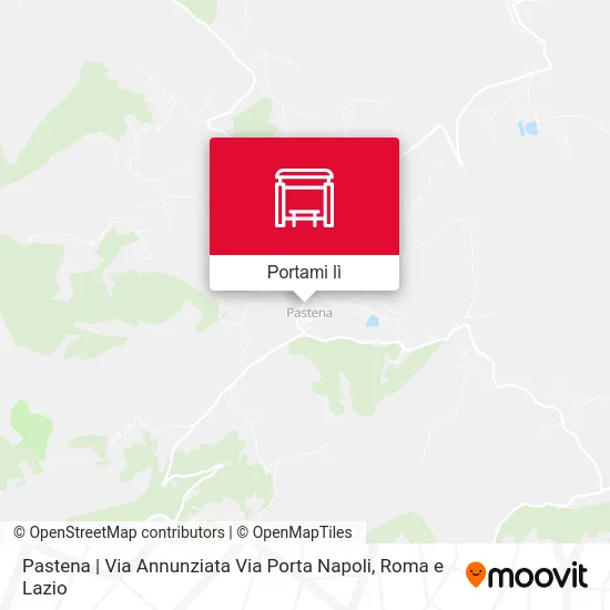 Mappa Pastena | Via Annunziata Via Porta Napoli