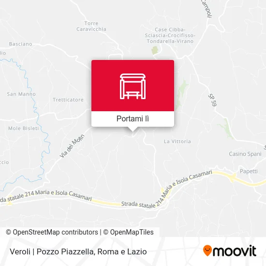 Mappa Veroli | Pozzo Piazzella