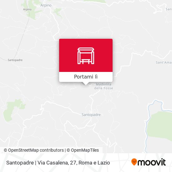 Mappa Santopadre | Via Casalena, 27