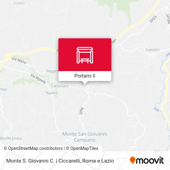Mappa Monte S. Giovanni C. | Ciccarelli