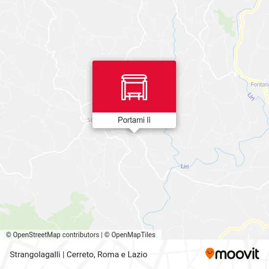 Mappa Strangolagalli | Cerreto