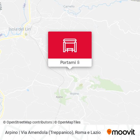 Mappa Arpino | Via Amendola (Treppanico)