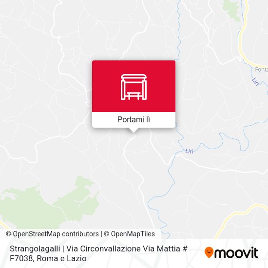 Mappa Strangolagalli | Via Circonvallazione Via Mattia # F7038