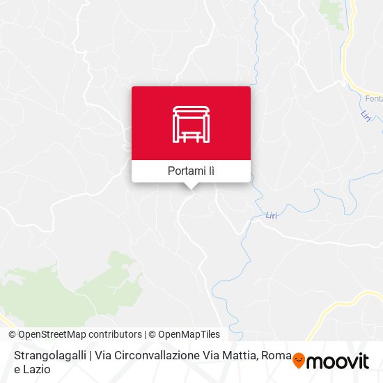 Mappa Strangolagalli | Via Circonvallazione Via Mattia