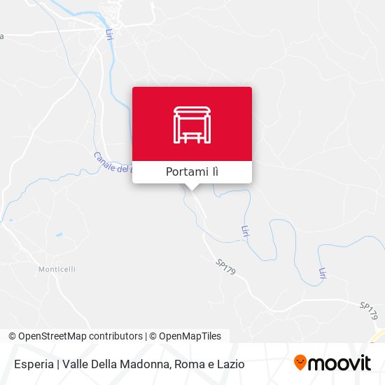 Mappa Esperia | Valle Della Madonna