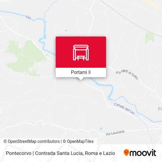 Mappa Pontecorvo | Contrada Santa Lucia