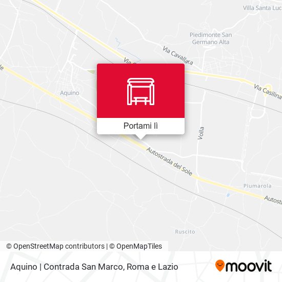 Mappa Aquino | Contrada San Marco
