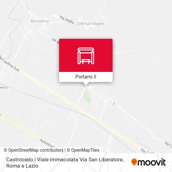 Mappa Castrocielo | Viale Immacolata Via San Liberatore