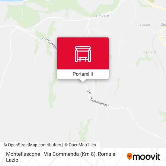 Mappa Montefiascone | Via Commenda (Km 8)