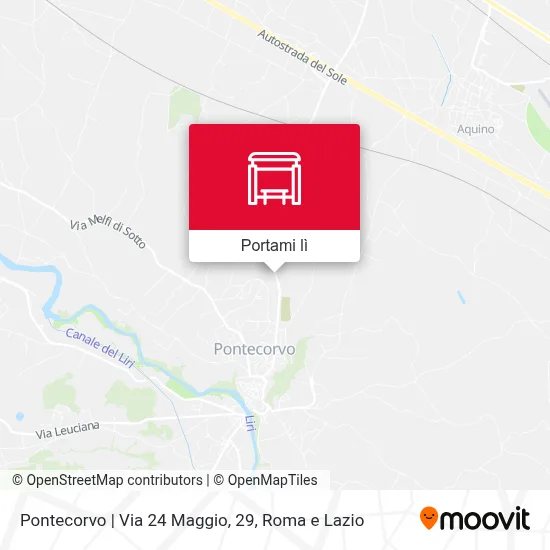 Mappa Pontecorvo | Via 24 Maggio, 29