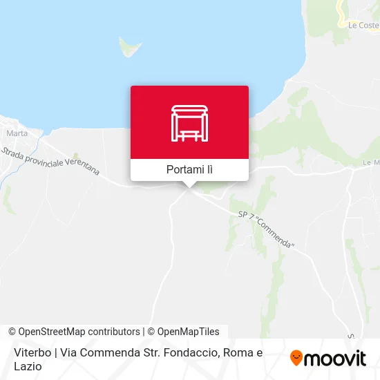 Mappa Viterbo | Via Commenda Str. Fondaccio