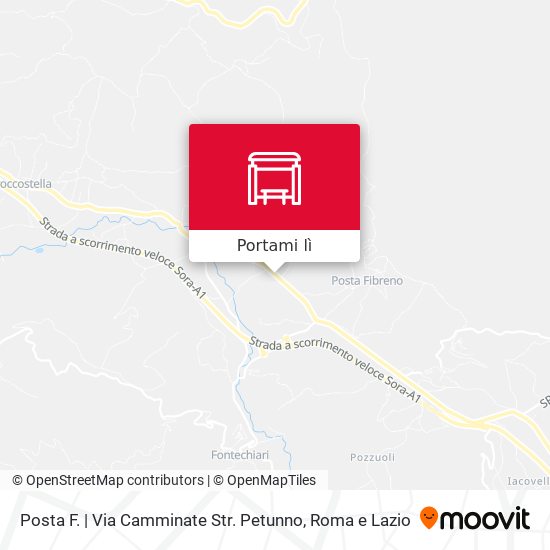 Mappa Posta F. | Via Camminate Str. Petunno