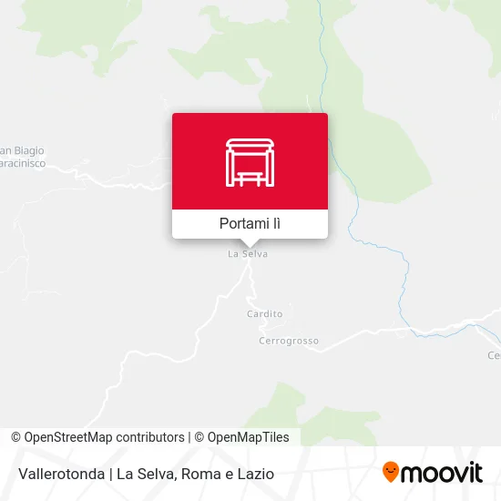 Mappa Vallerotonda | La Selva