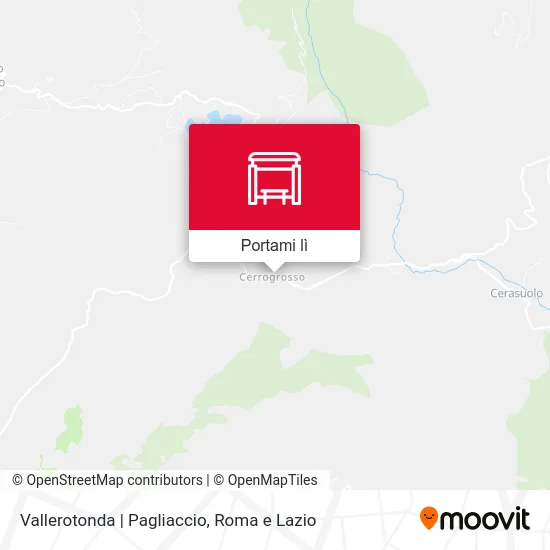 Mappa Vallerotonda | Pagliaccio