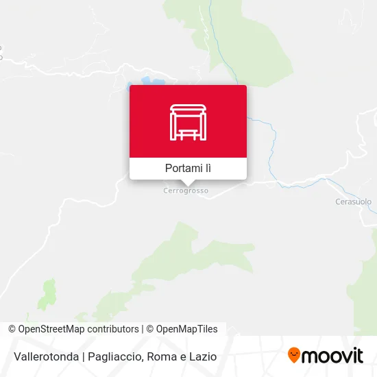 Mappa Vallerotonda | Pagliaccio
