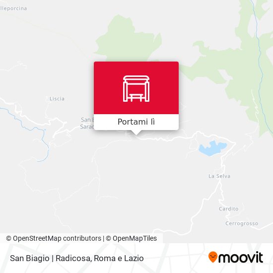 Mappa San Biagio | Radicosa