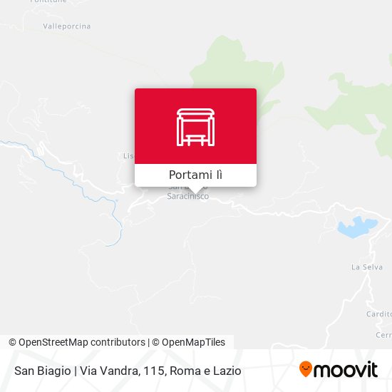 Mappa San Biagio | Via Vandra, 115