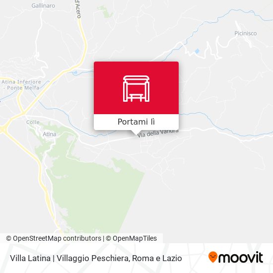 Mappa Villa Latina | Villaggio Peschiera