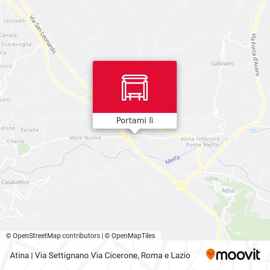 Mappa Atina | Via Settignano Via Cicerone