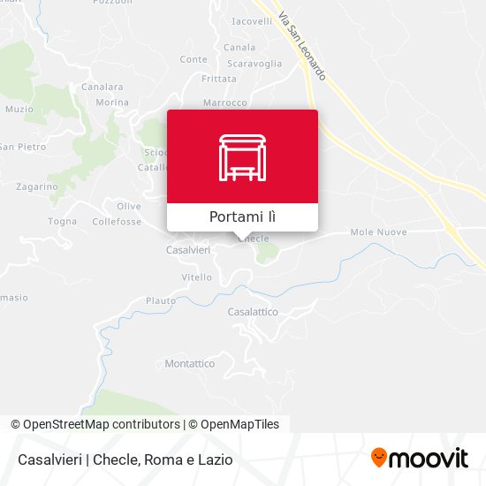 Mappa Casalvieri | Checle