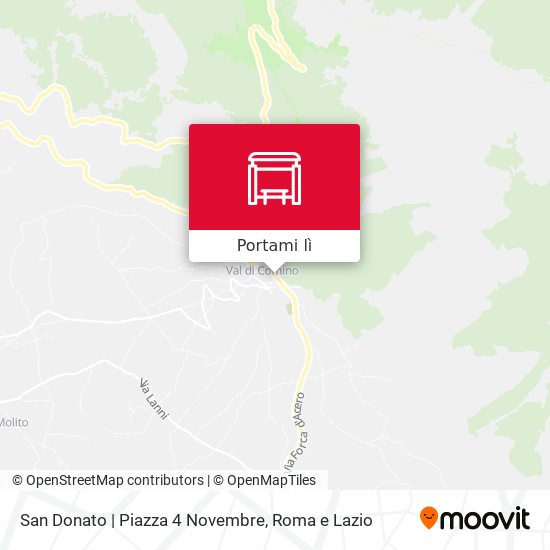 Mappa San Donato | Piazza 4 Novembre