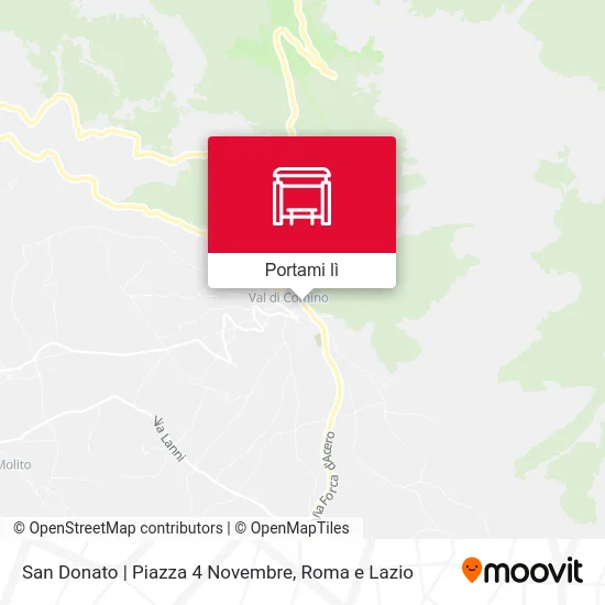 Mappa San Donato | Piazza 4 Novembre