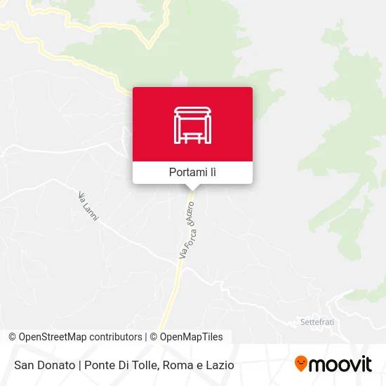 Mappa San Donato | Ponte Di Tolle