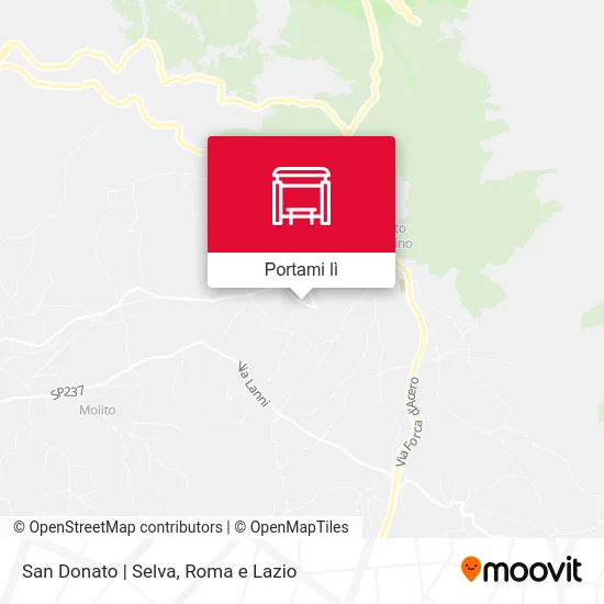 Mappa San Donato | Selva