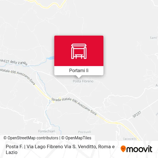 Mappa Posta F. | Via Lago Fibreno Via S. Venditto