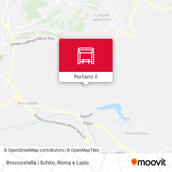 Mappa Broccostella | Schito