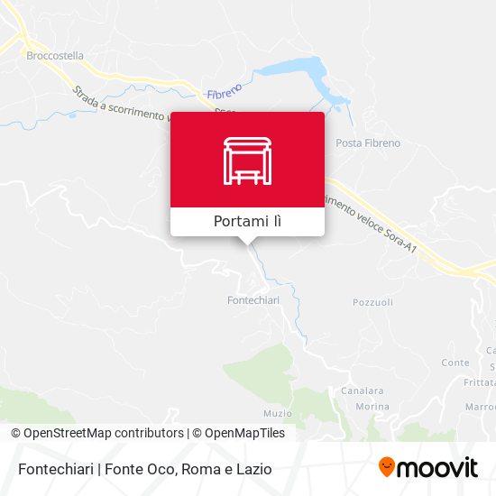 Mappa Fontechiari | Fonte Oco