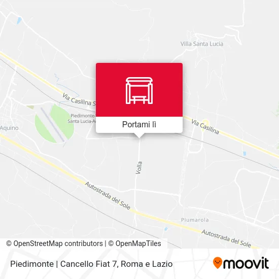 Mappa Piedimonte | Cancello Fiat 7