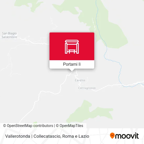 Mappa Vallerotonda | Collecatascio