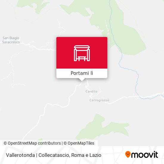 Mappa Vallerotonda | Collecatascio