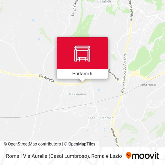 Mappa Roma | Via Aurelia (Casal Lumbroso)