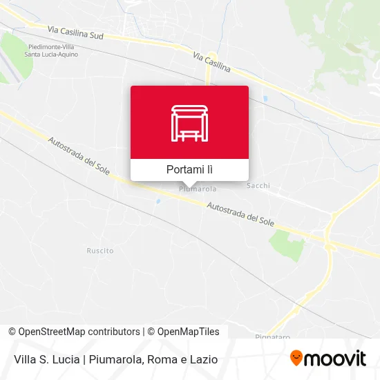 Mappa Villa S. Lucia | Piumarola