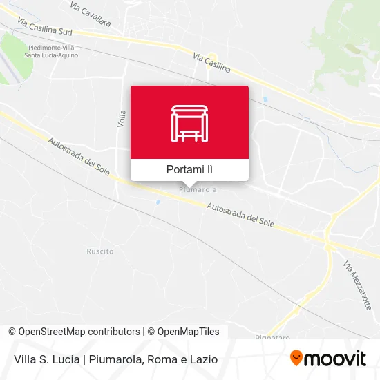 Mappa Villa S. Lucia | Piumarola