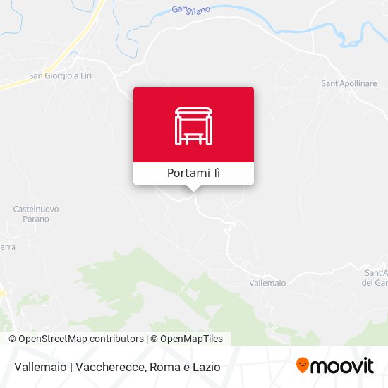 Mappa Vallemaio | Vaccherecce